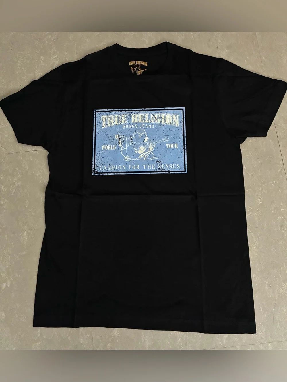 New Men’s True Religion  Black Graphic T-shirt Size M
